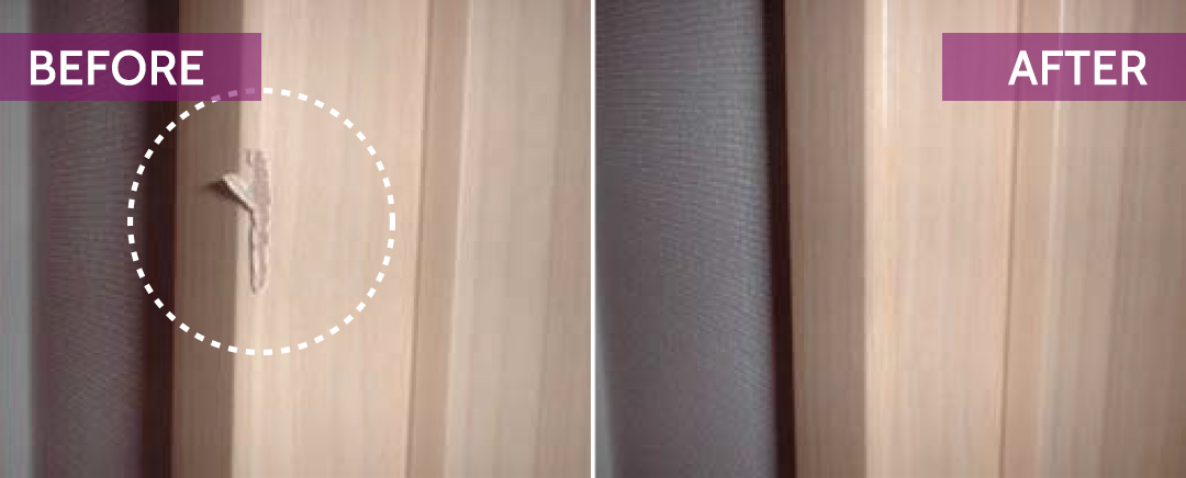 ガーデンヒルズ千里中央の壁床ポイントリペア