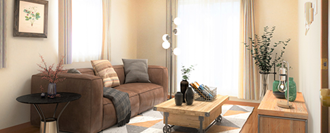 ガーデンヒルズ千里中央のバーチャルステージング